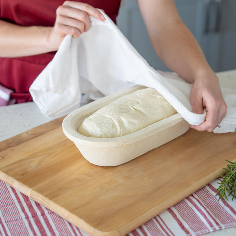 Bulka easy-clean proofing basket simplifies cleanup after baking