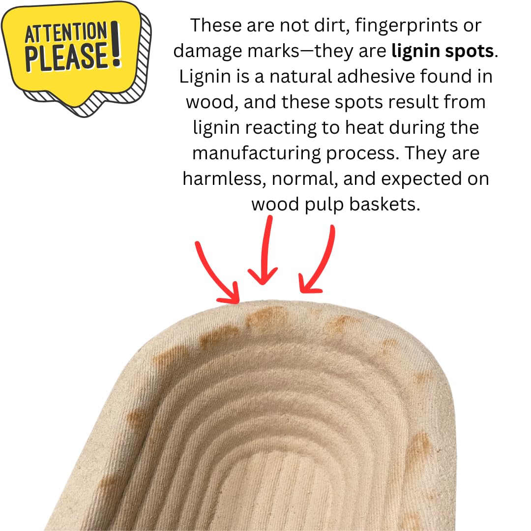 Bulka thick-walled proofing basket helps maintain consistent temperature during proofing