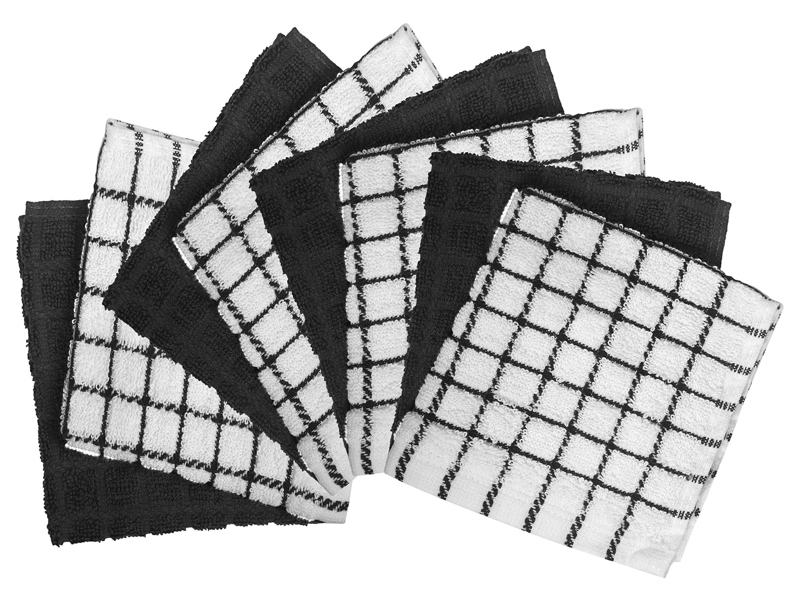 Bumble Dish Towels close-up reveals ring-spun cotton weave for high absorbency.