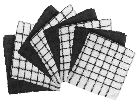 Bumble Dish Towels close-up reveals ring-spun cotton weave for high absorbency.