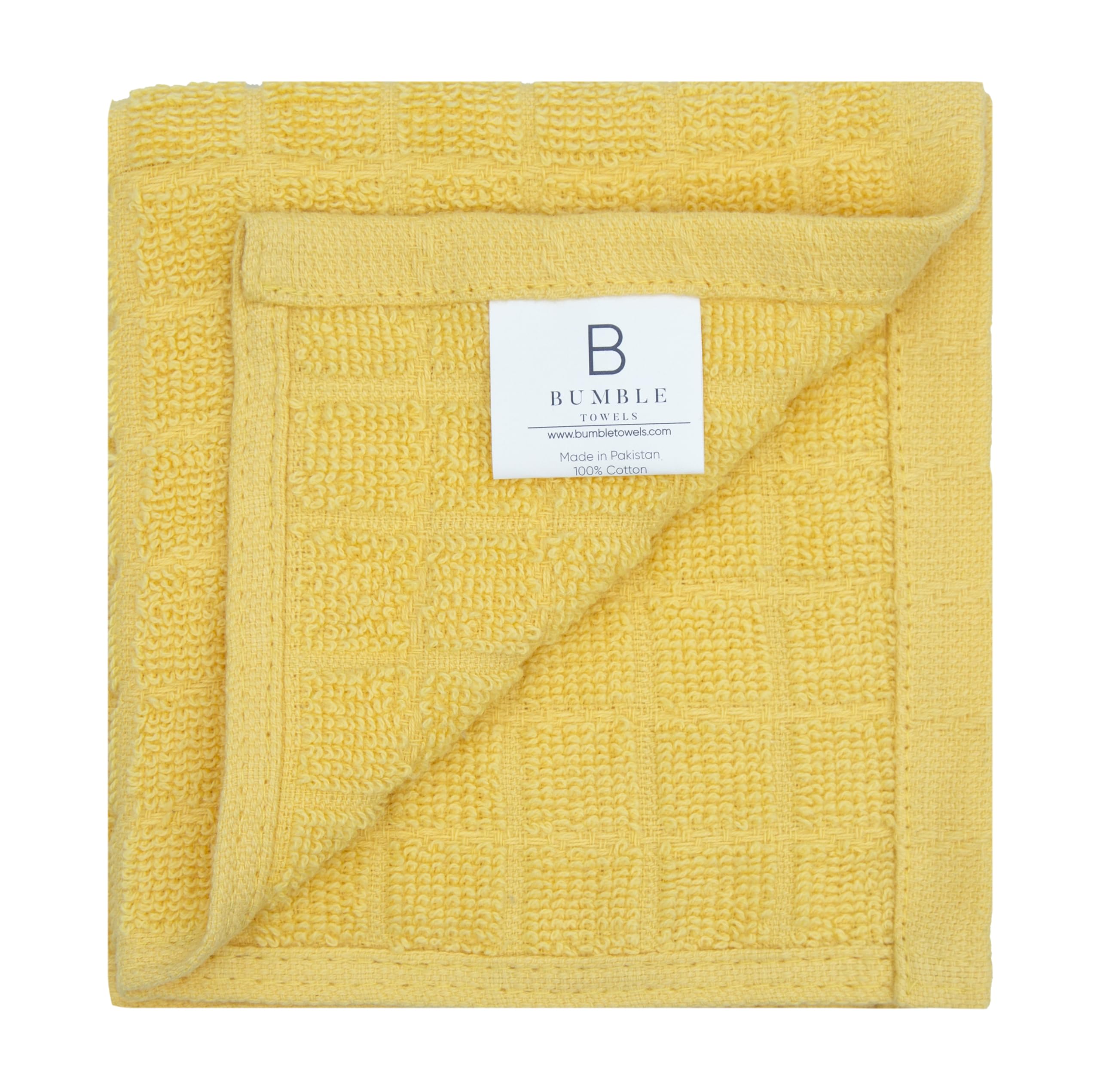 Bumble Dish Towels in use at the kitchen sink, durable.