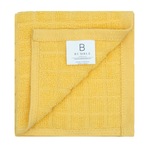 Bumble Dish Towels in use at the kitchen sink, durable.