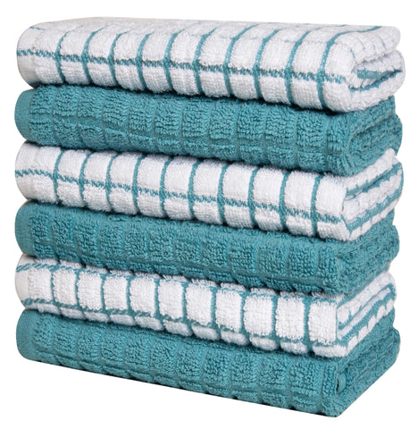 Bumble Kitchen Towels measure 16 by 28 inches for full coverage.