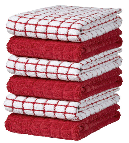 Bumble Kitchen Towels with hanging loop for easy storage and quick drying.