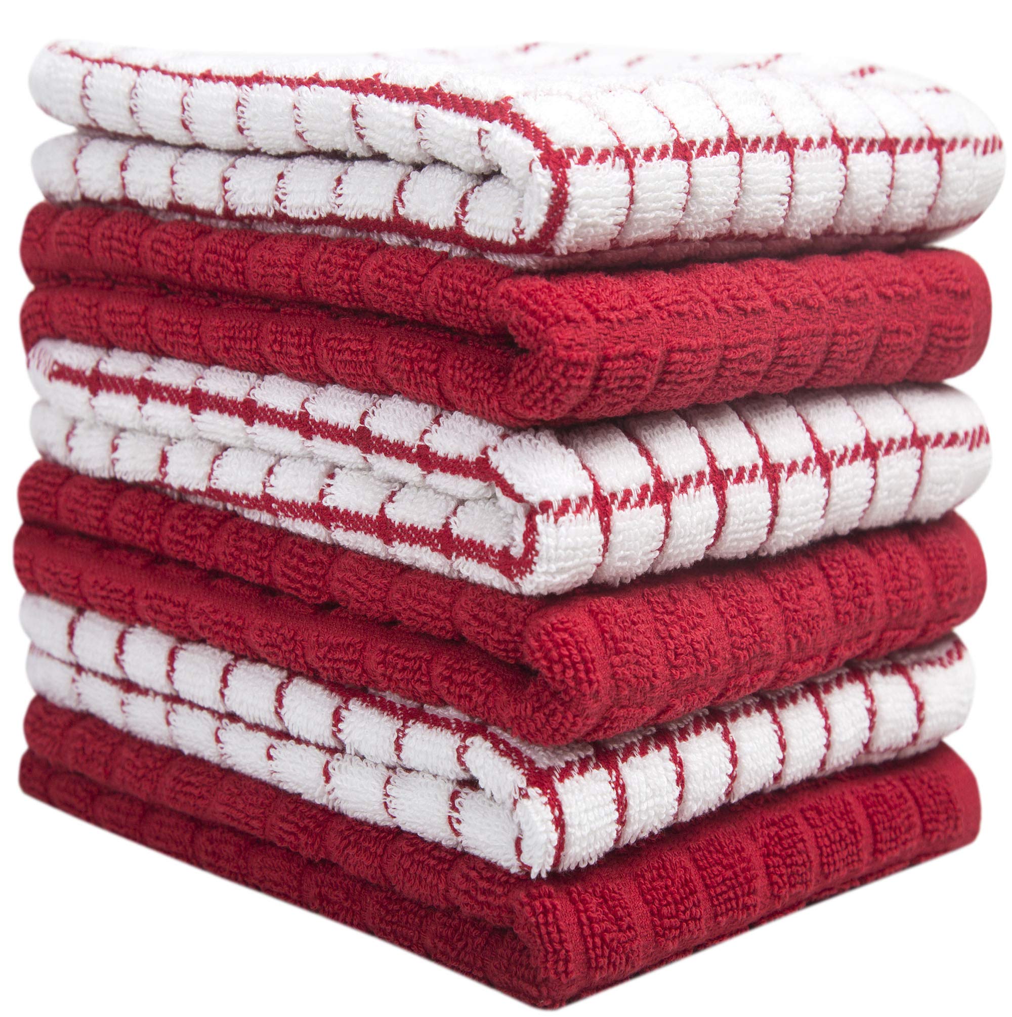 Bumble Kitchen Towels absorb spills on a counter setup.
