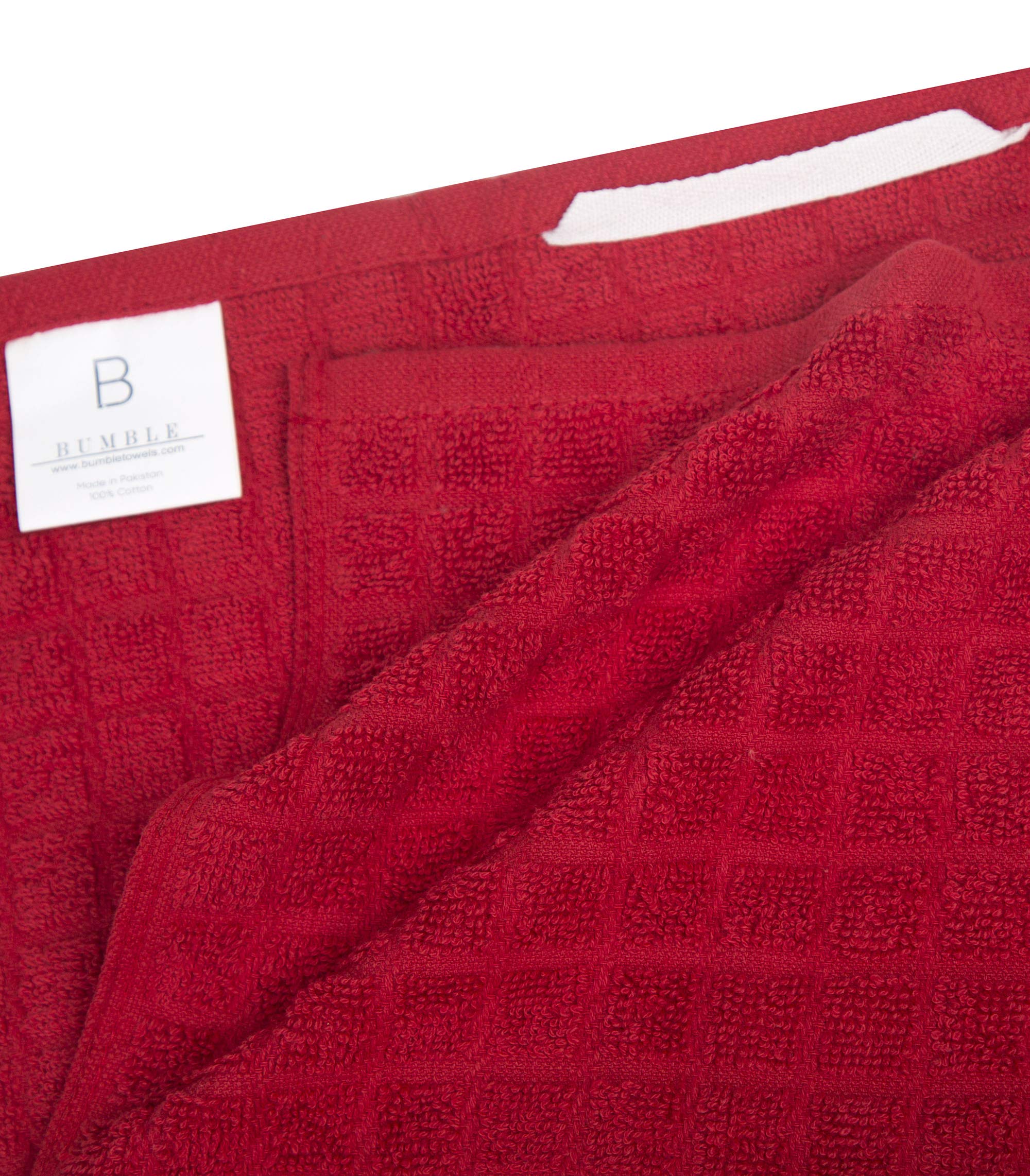 Close-up of soft cotton weave on Bumble Kitchen Towels.