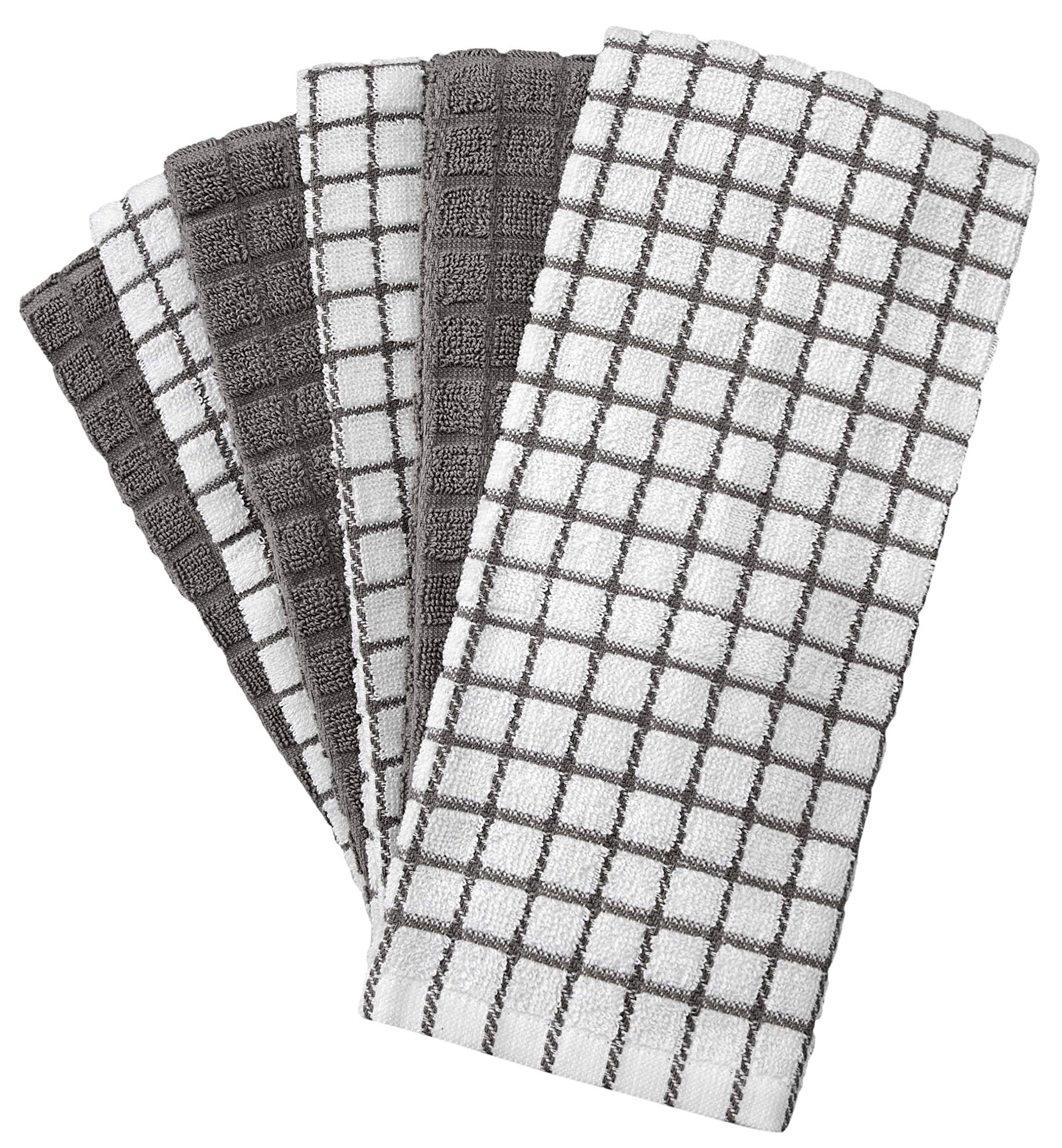 Bumble Kitchen Towels 16x28-inch gray visible for drying dishes and surfaces