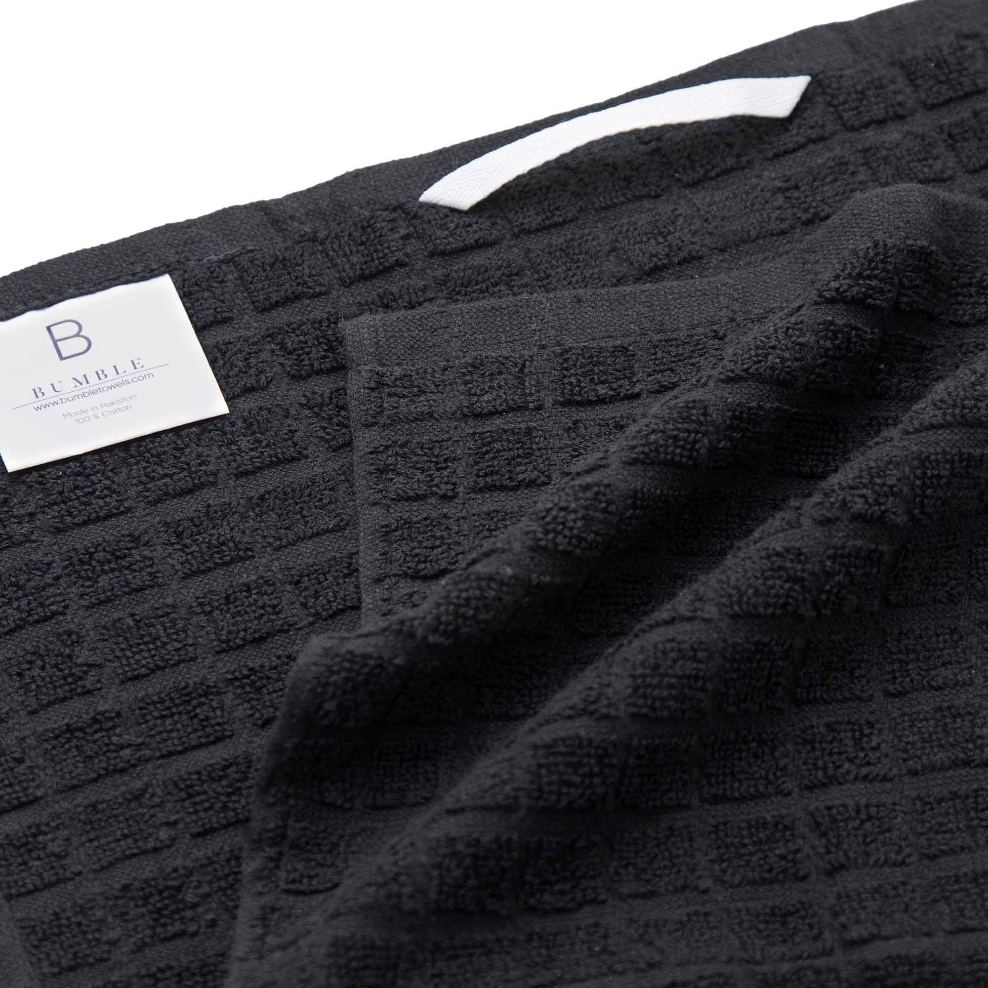 Bumble Towels 380GSM closeup shows strong absorbent fibers