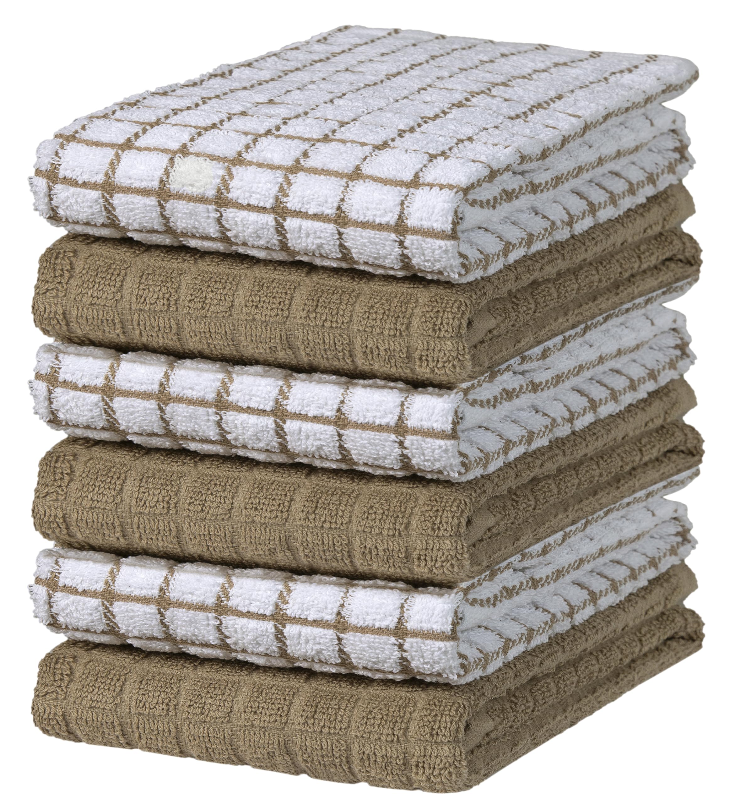 Bumble Towels kitchen towel closeup of 100% cotton fabric, highlighting softness and durability