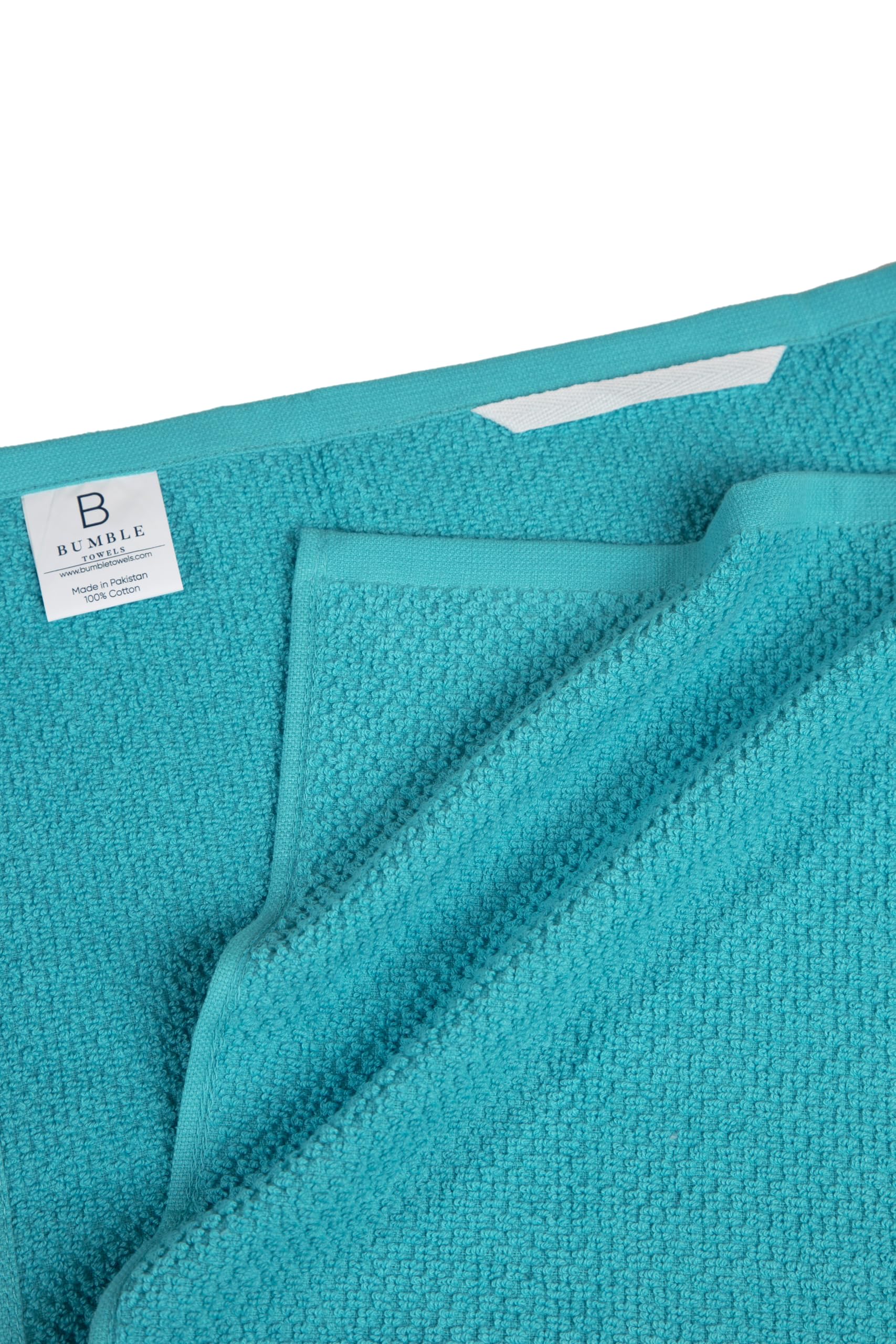 Bumble Towels hanging-loop kitchen towels kept within easy reach