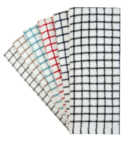 Bumble Towels close-up knit shows high absorbency for drying dishes.