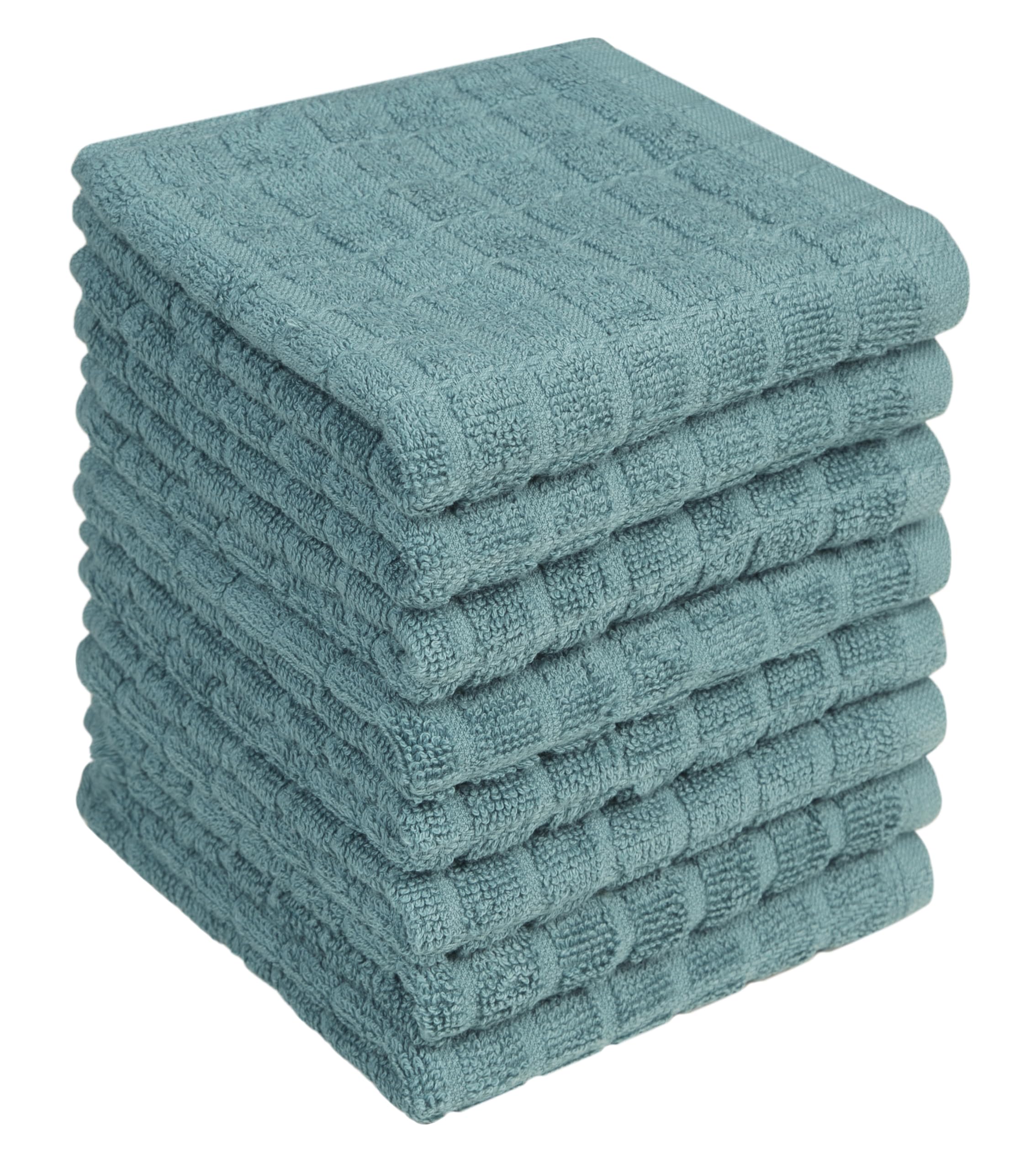 Bumble Towels premium dish towels in action with high absorbency.
