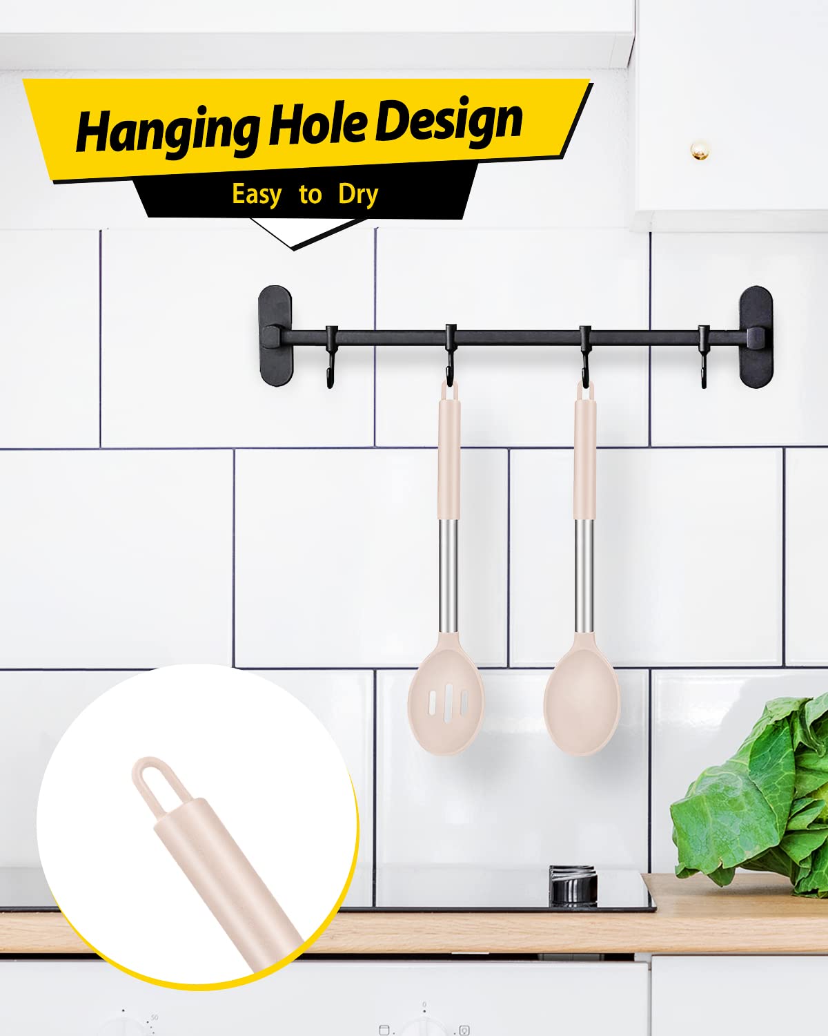 BUNDLEPRO easy-clean design with a round hanging hole for quick drying.