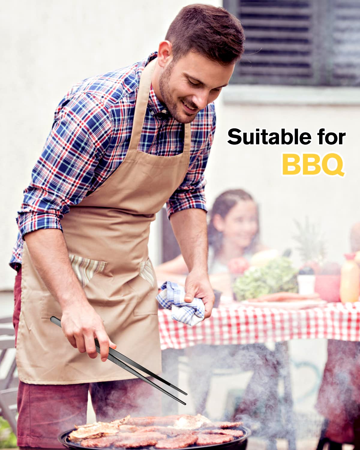 Bundlepro tweezers are dishwasher-safe for quick cleaning after cooking.