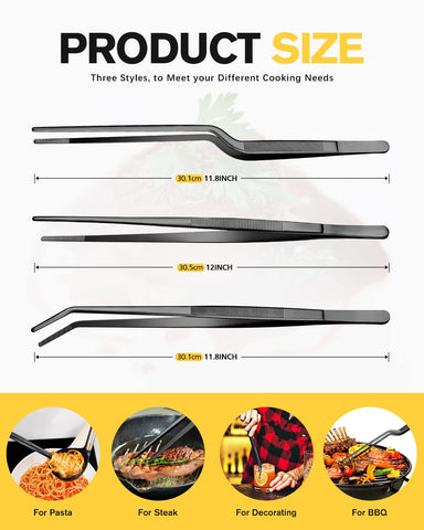 Bundlepro tweezers serrated handle grip prevents slips during precision tasks.