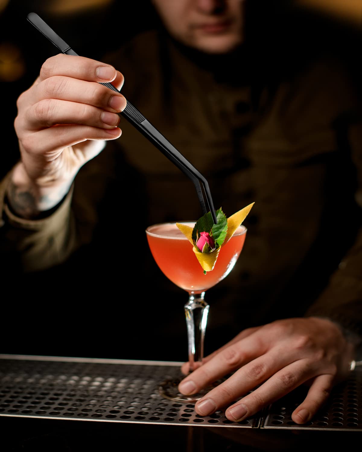 Bundlepro tweezers slim tip reaches narrow spaces for delicate items.