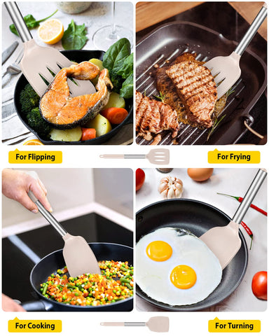 Bundlepro high-heat silicone utensil that resists heat for versatile cooking