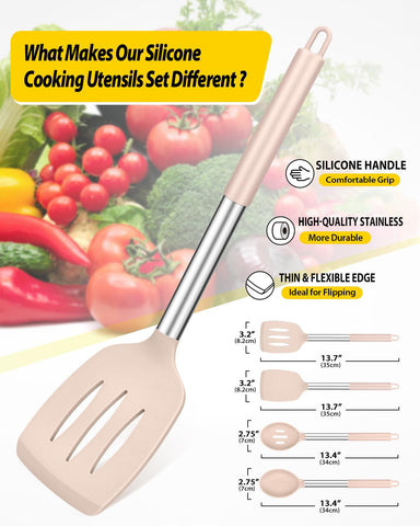 BundlePro large-spatulas ideal for flipping without scratching non-stick cookware