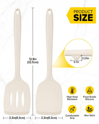 One-piece design khaki spatula Bundlepro protects cookware