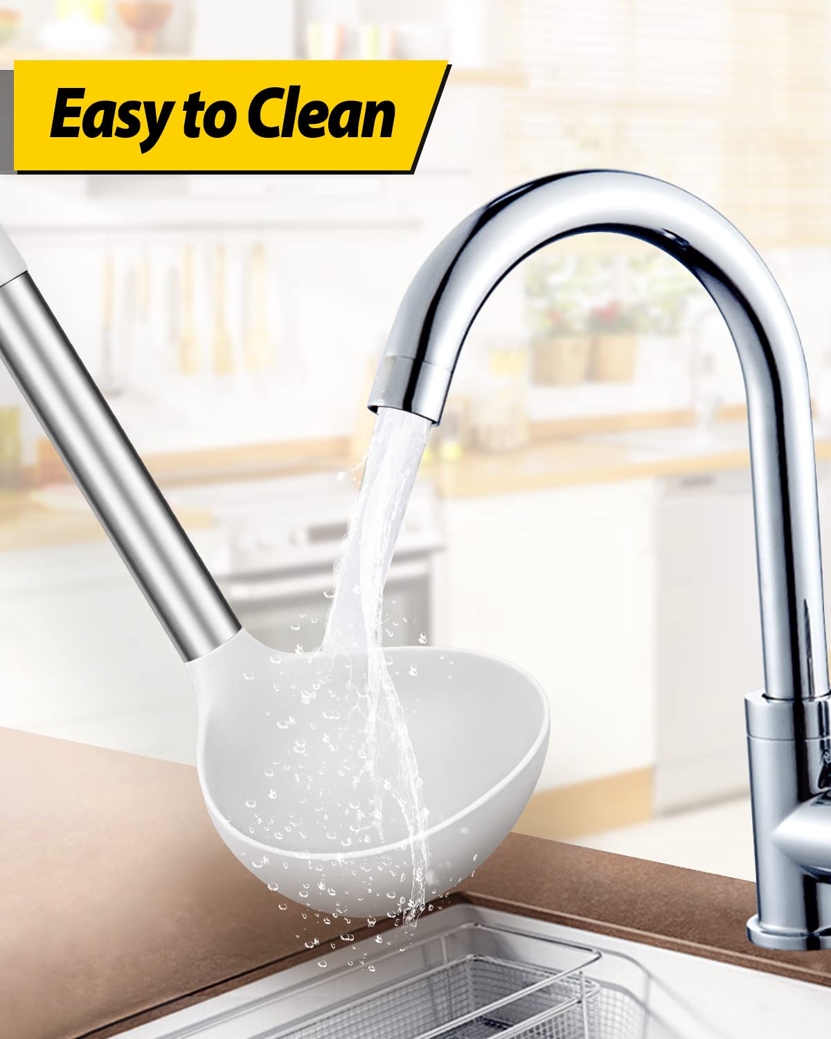 BundlePRO ladle with steel core shows durability and rust resistance.