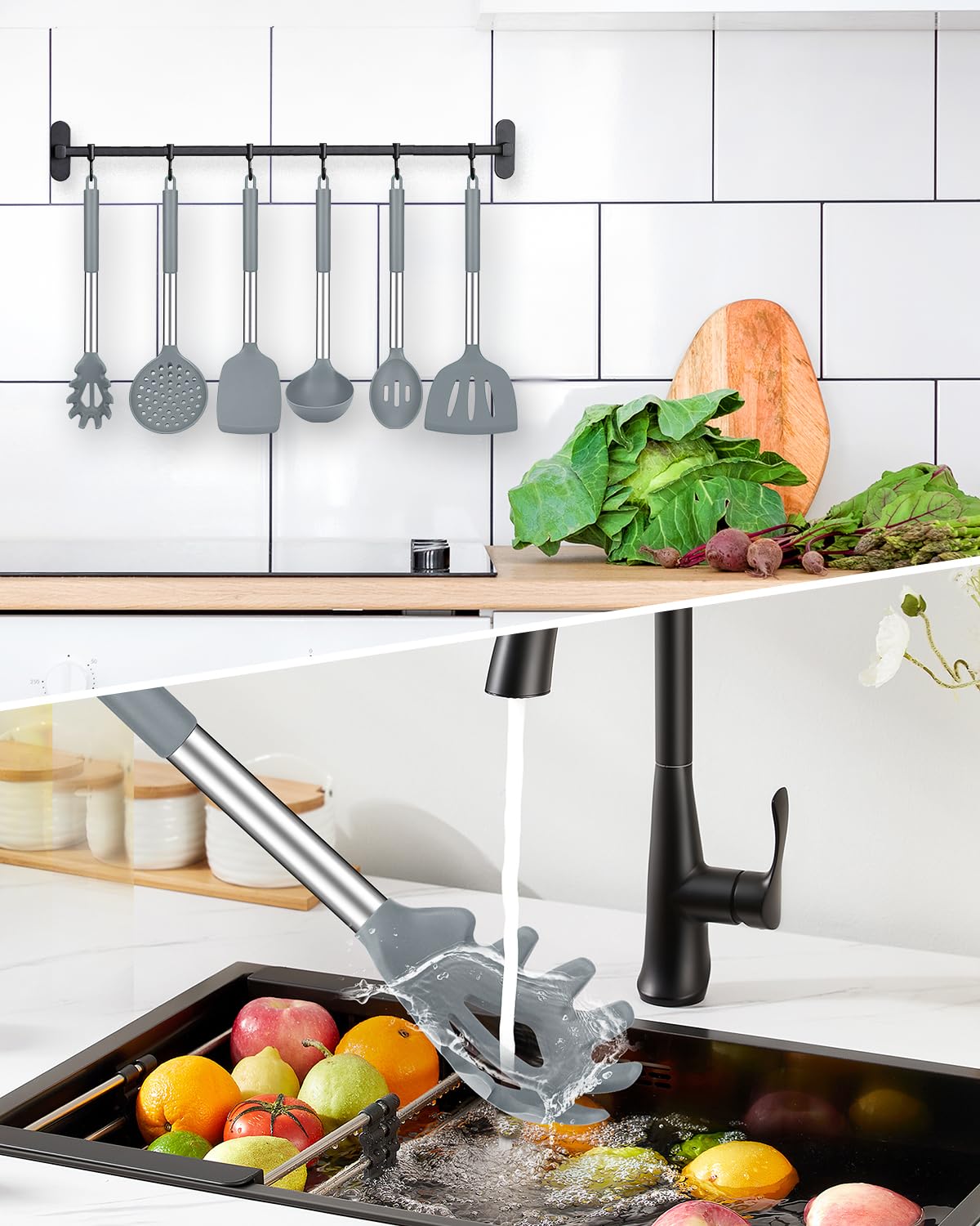 Bundlepro pasta fork grips noodles easily for serving.