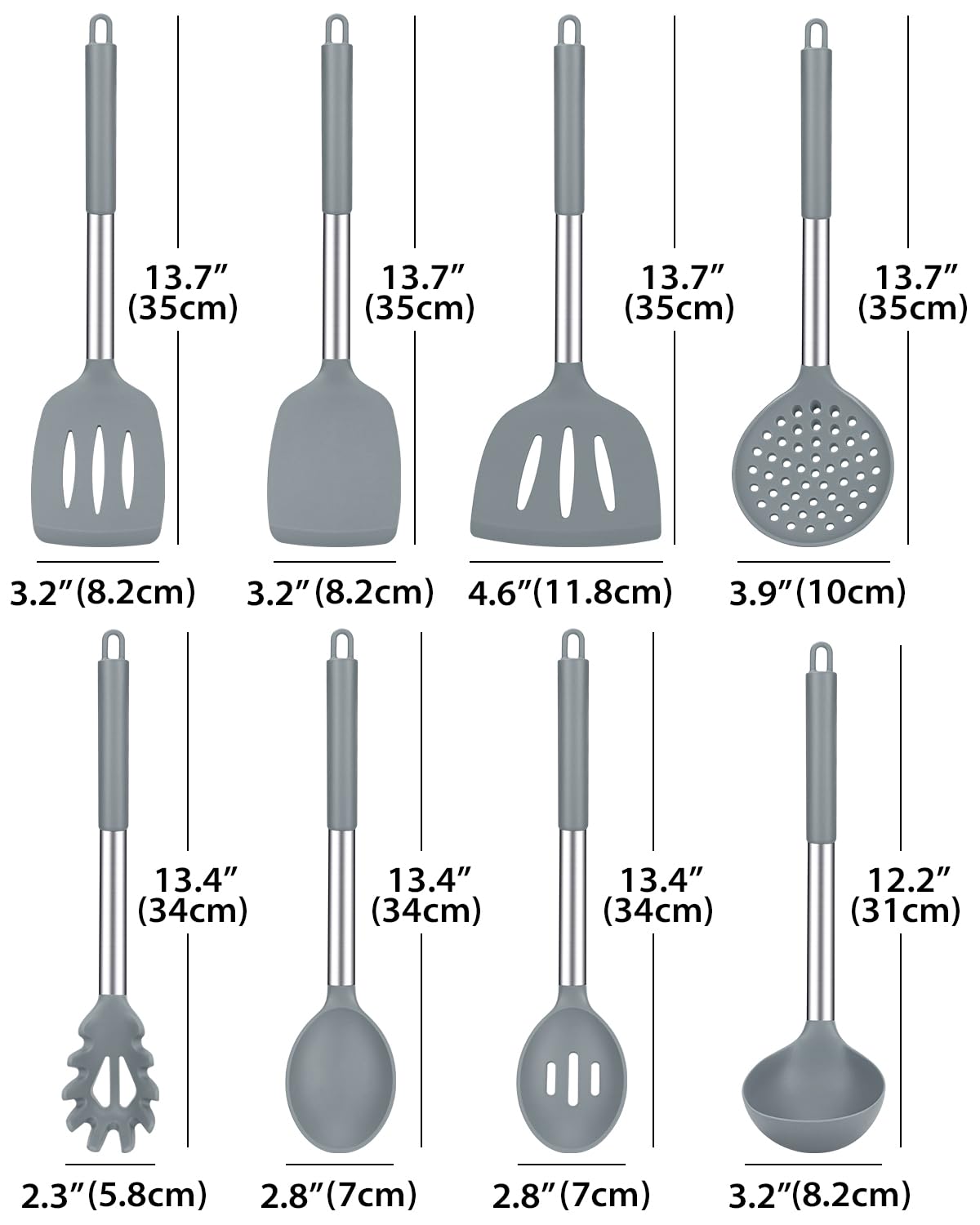 Bundlepro utensil turner with cool-touch handle for safe flipping.