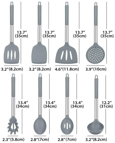 Bundlepro utensil turner with cool-touch handle for safe flipping.