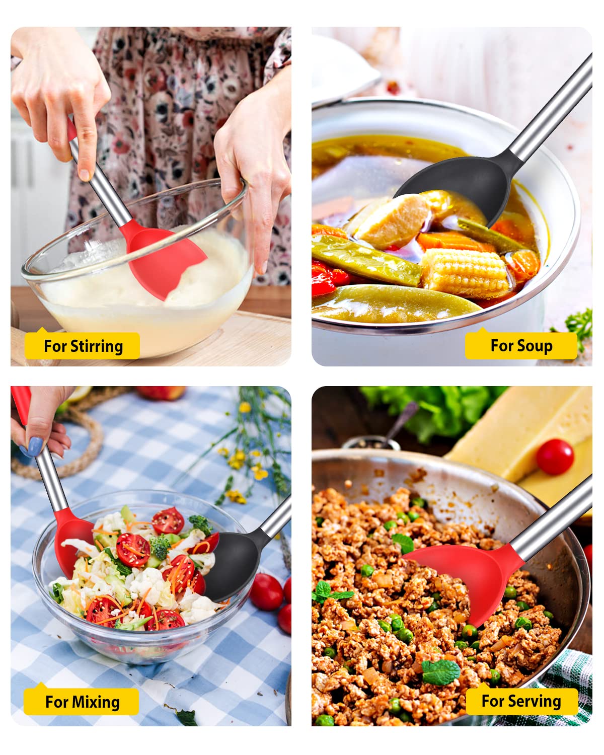 BundlePro spoon handle with stainless steel core demonstrates anti-rust durability.