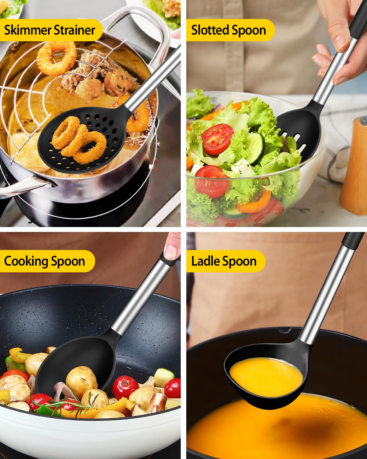 Bundlepro pasta fork grips and lifts noodles with ease