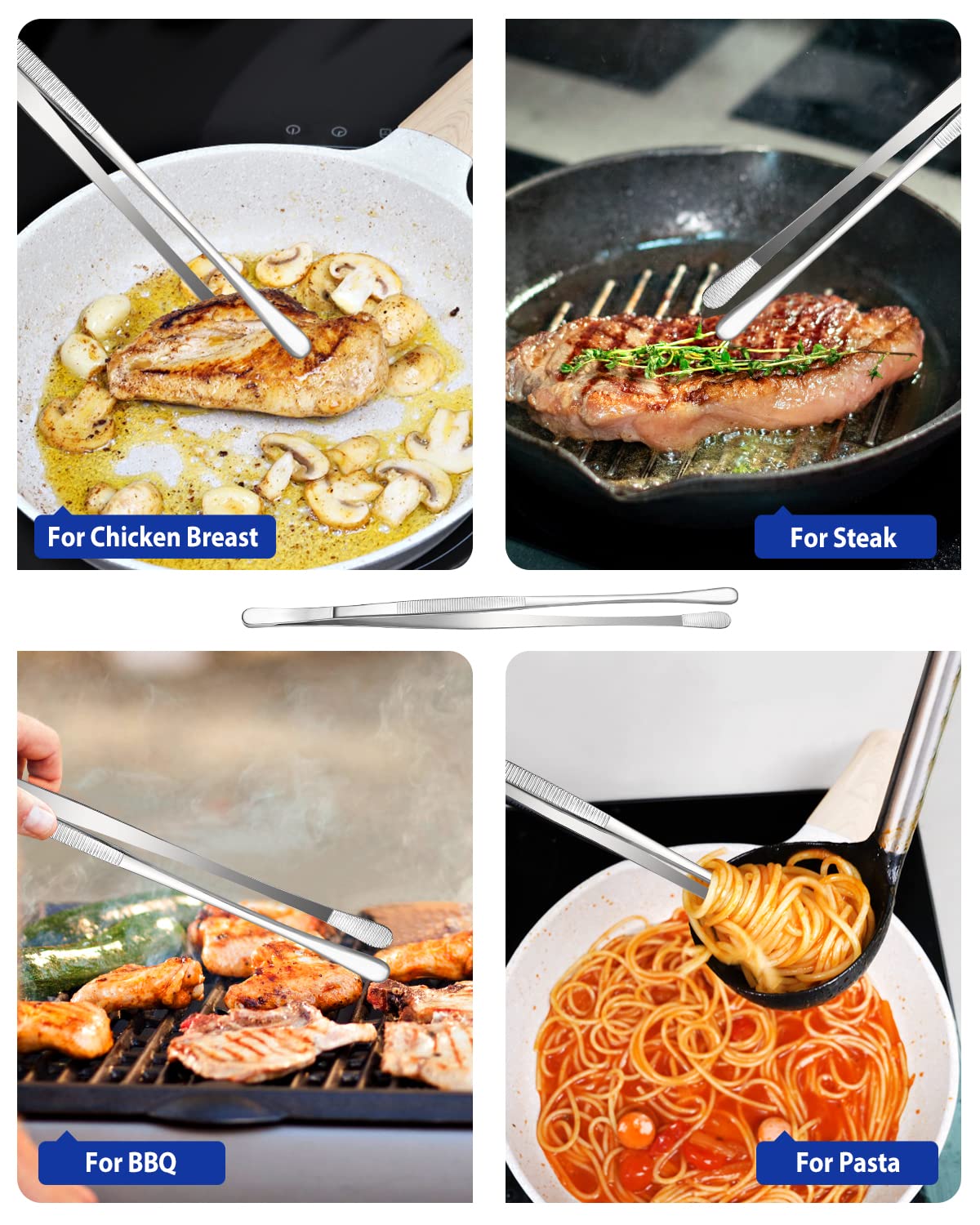 Bundlepro stainless steel construction resists rust and heat for durability.