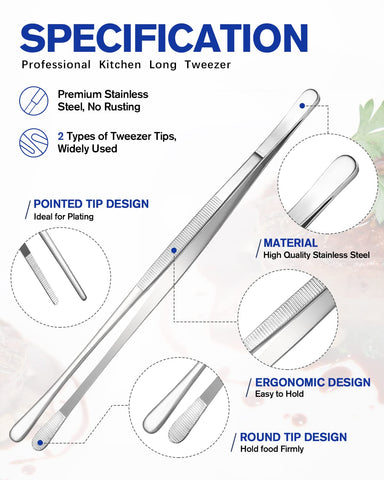 Bundlepro tweezer tip with fine teeth for secure grip during plating.