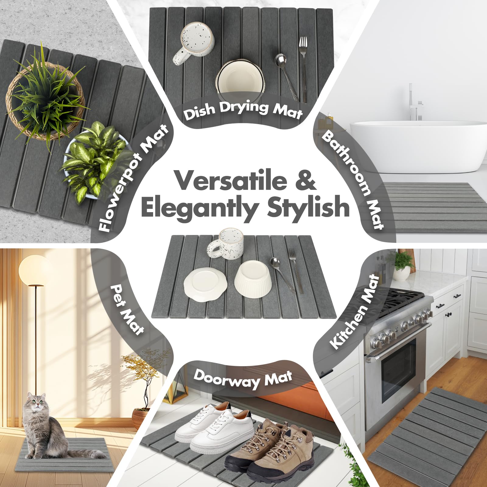 Bunmery included sanding tool and anti-slip pad for safe setup.