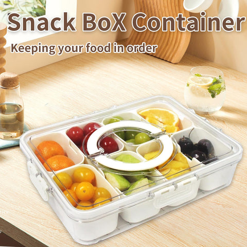 Buntey Snackle Box divided compartments prevent mixing of snacks