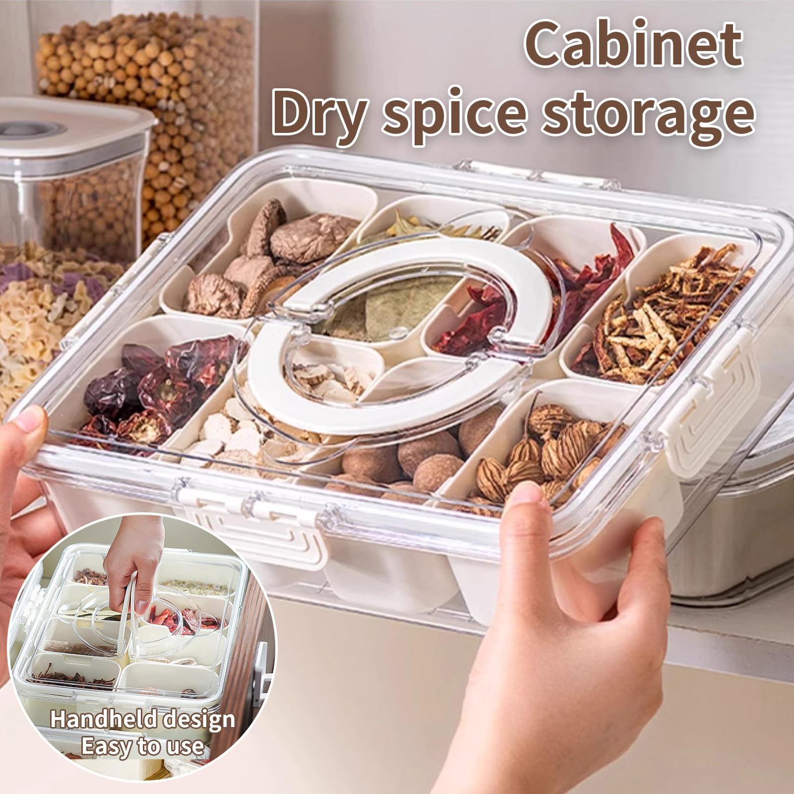 Buntey Snackle Box stackable design saves kitchen space