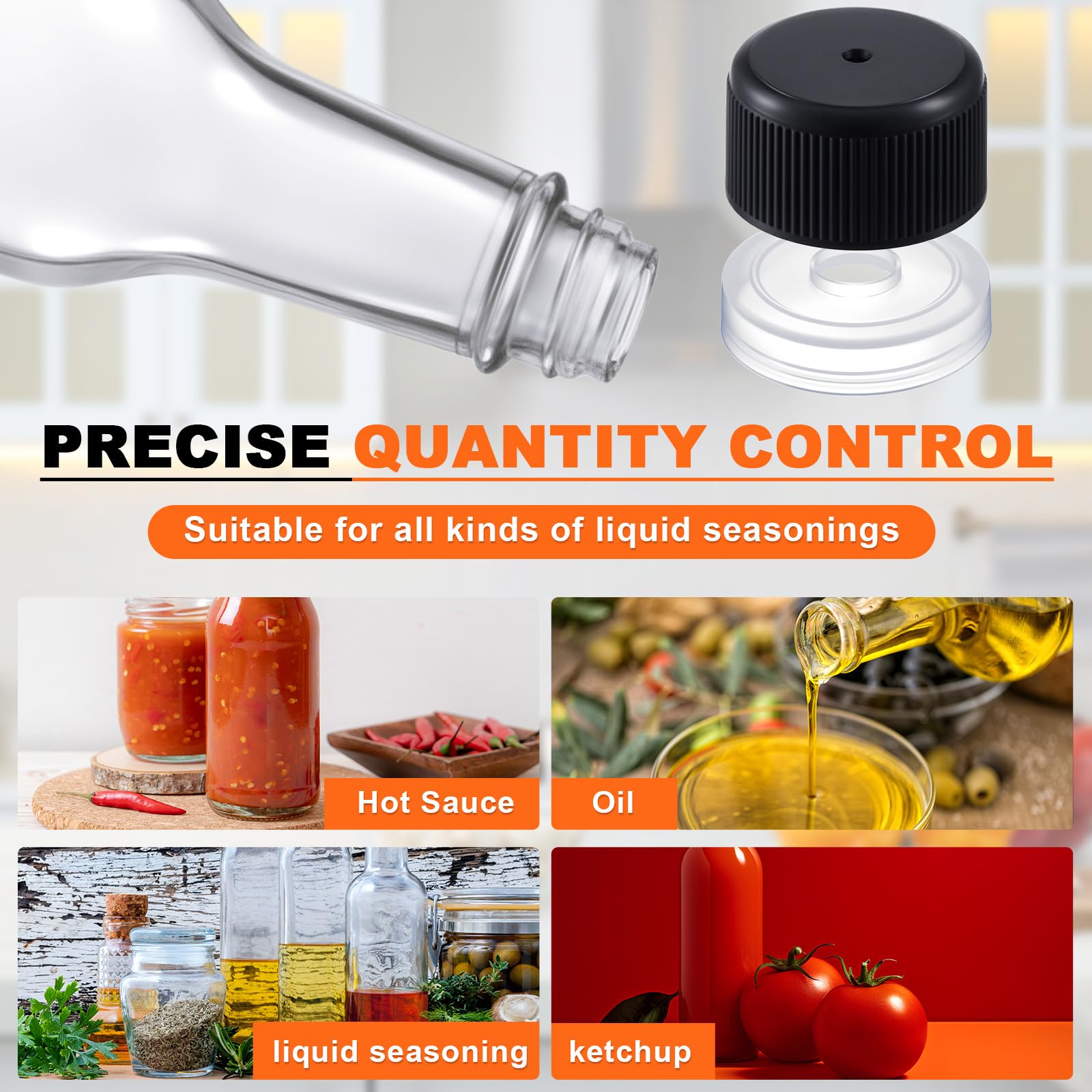 Burbell leak-proof screw cap seals sauces during storage and transport.