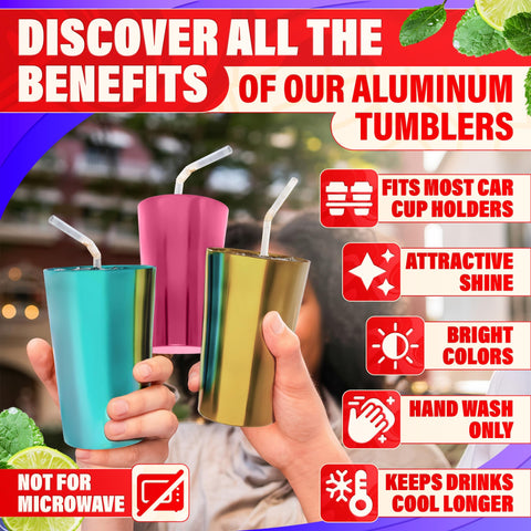 BURIUS color-coded cups help track drinks at a party.