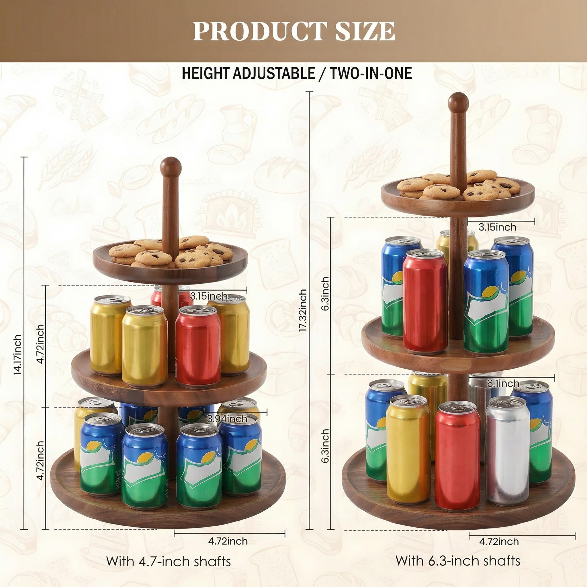 BURMAN adjustable height 2-in-1 design for versatile setups