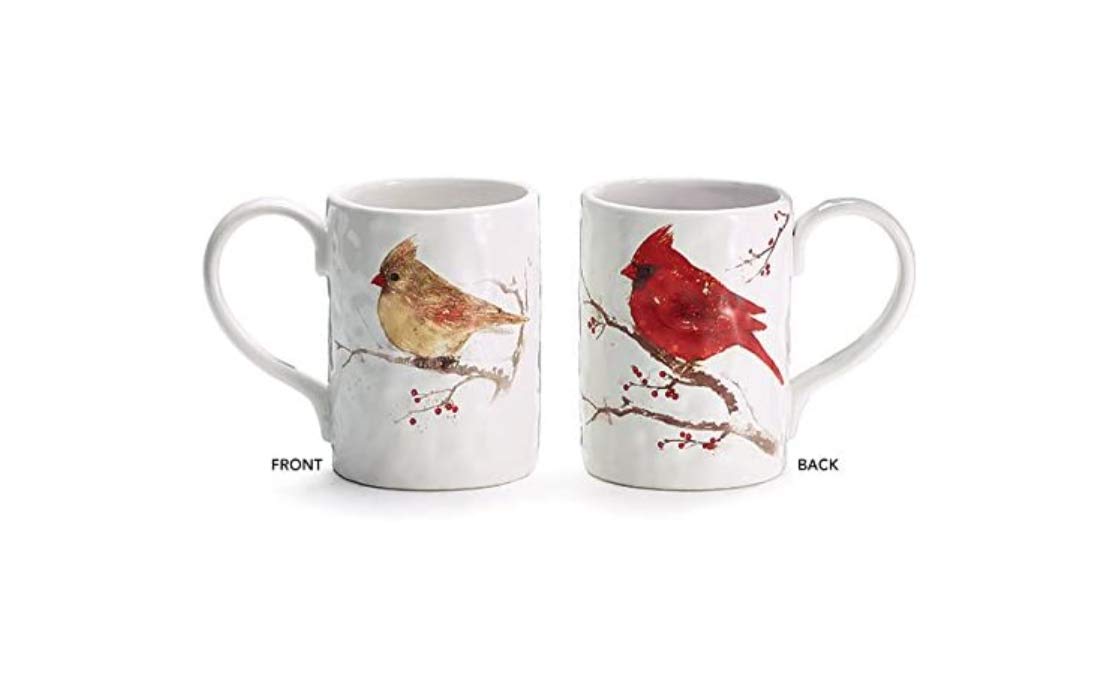 Burton and Burton Cardinals Winter Blessings mug, gift box presentation, ready for holidays.