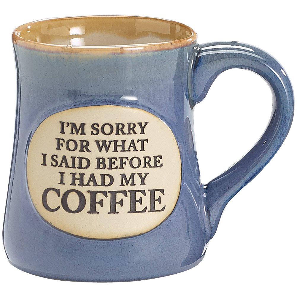 Burton+BURTON coffee mug front inscription in teal blue; ideal for morning coffee rituals.