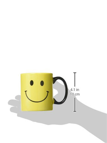 Burton+BURTON Smiley Face Mug ceramic with sturdy handle for office use