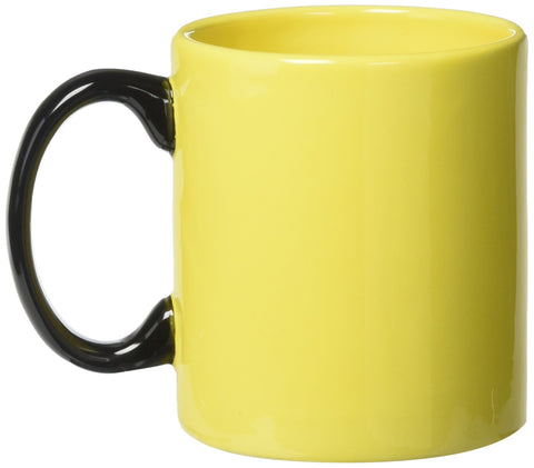 Burton+BURTON Smiley Face Mug shown during a tea break for bright moments