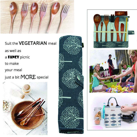 Busnos eco-friendly travel flatware set supporting sustainable dining