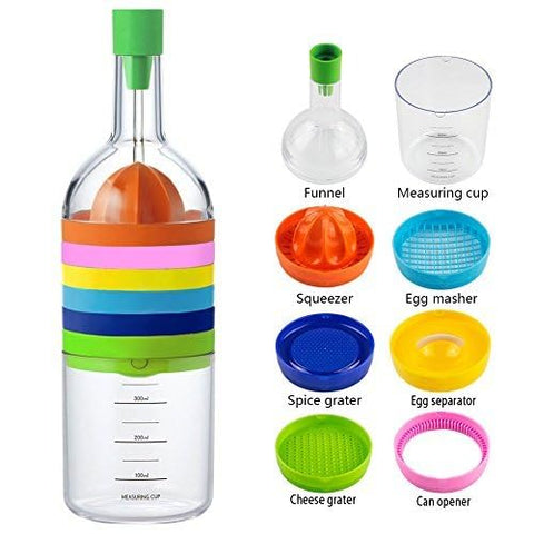 BUTEFO egg cracker and separator inside bottle for easy breakfast prep.