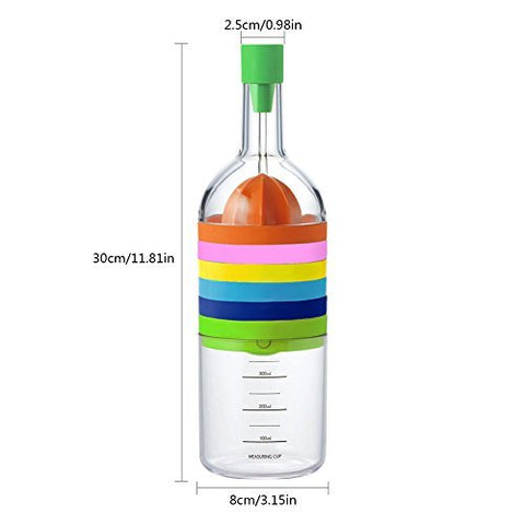 BUTEFO 8-in-1 bottle with grater and shredder for fast prep.