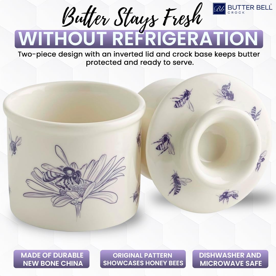 Butter Bell on countertop display highlights its two-piece serving design.
