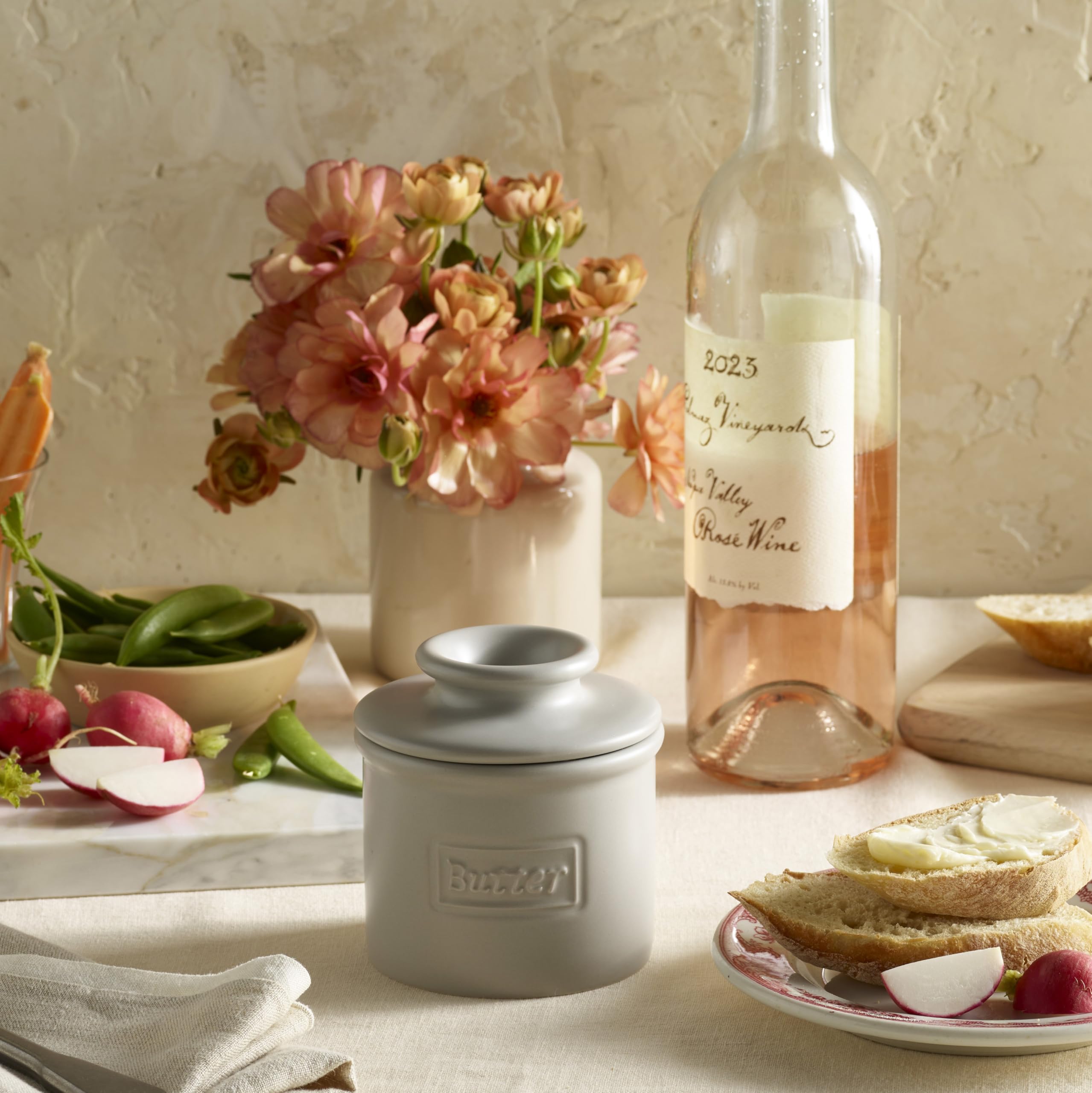Butter Bell crock base ceramic highlights durable craftsmanship for daily use