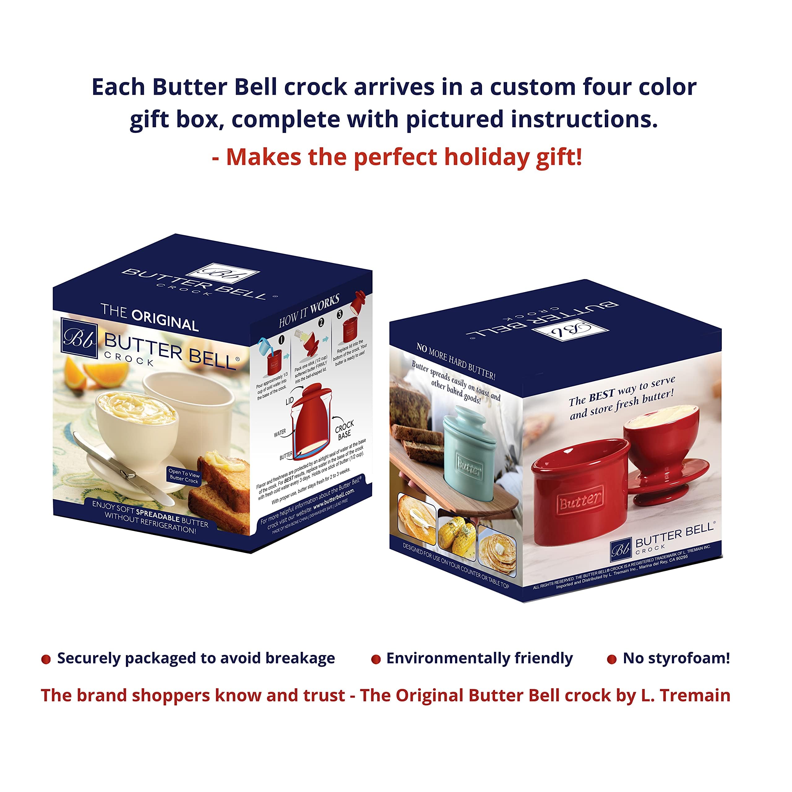 Butter Bell gift packaging emphasizes eco-friendly presentation for gifting.