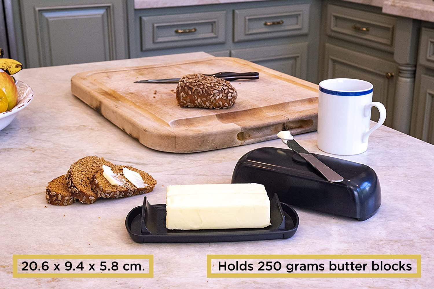 Butter Hub soft rubber feet prevent sliding during use