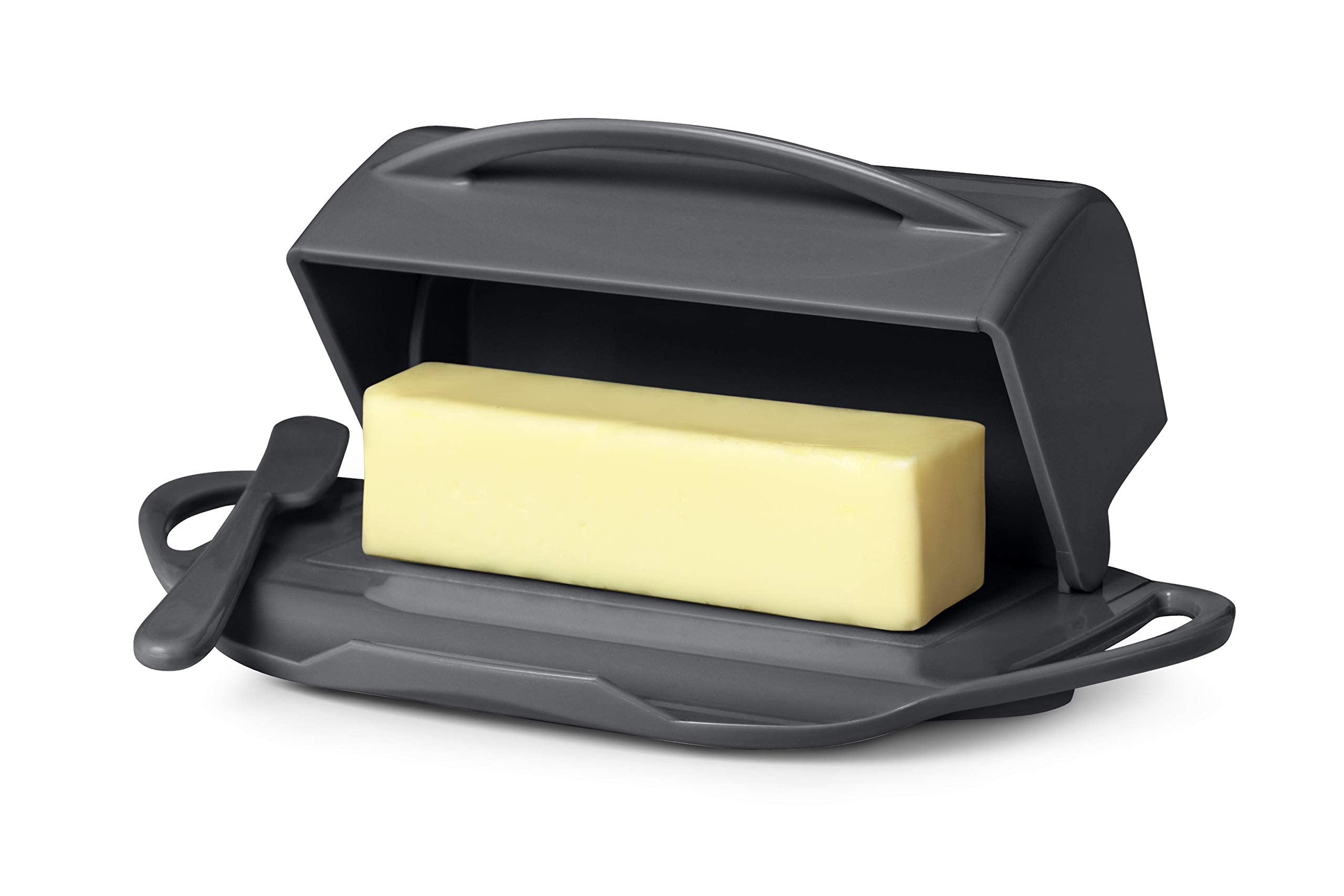 Butterie no-mess edge visible for scraping clean without wasting butter.