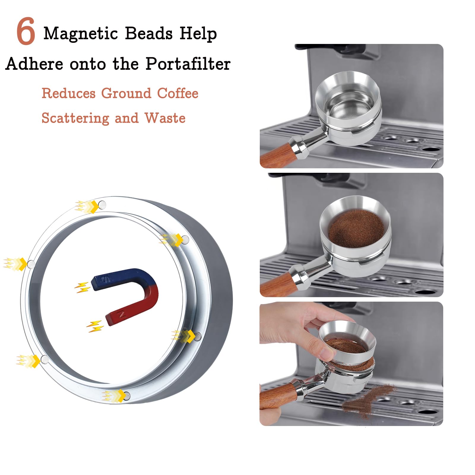 BUWILRQ 4-piece espresso accessories kit for home or cafe use